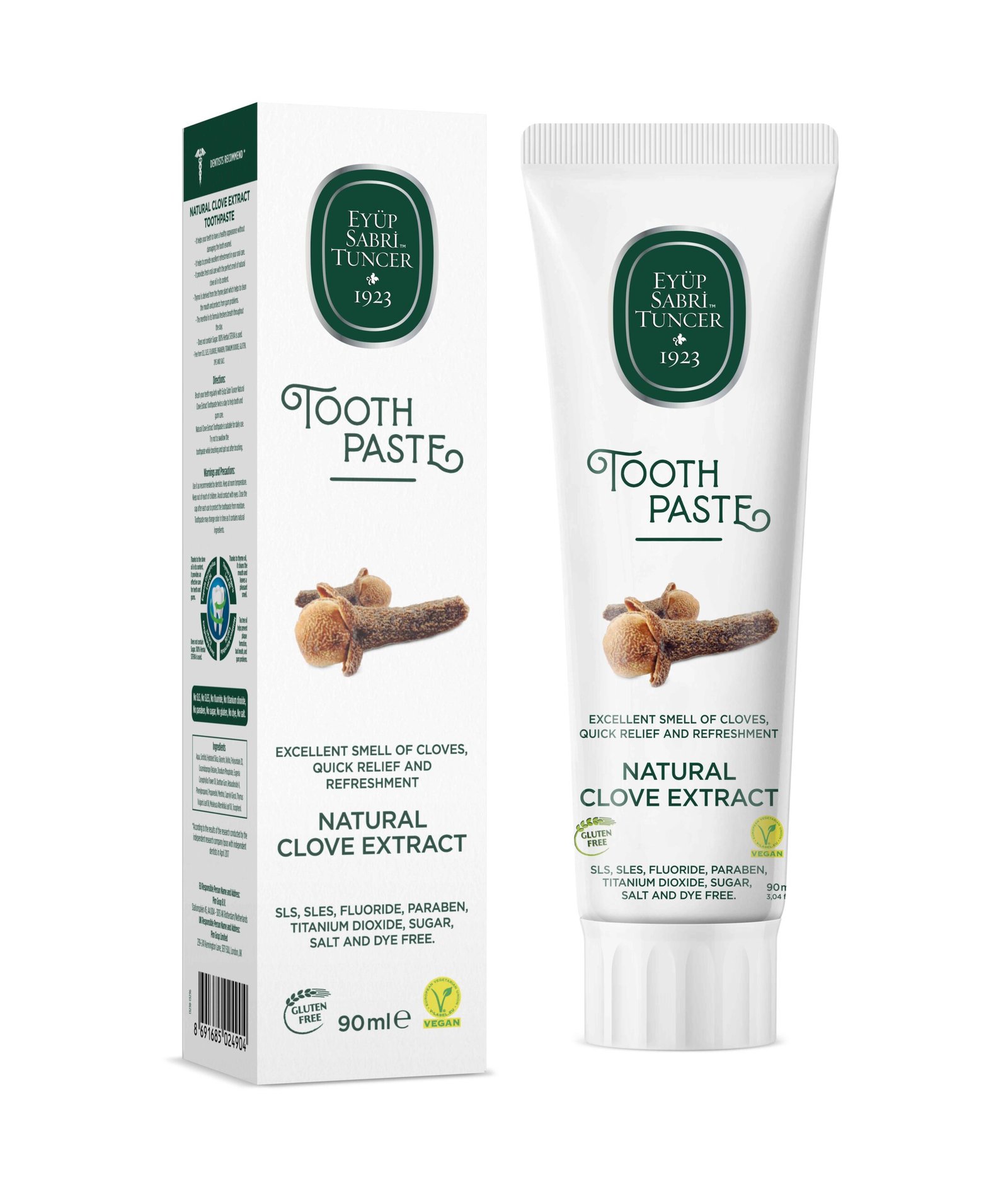 Clove Natural Toothpaste with Clove Oil (90 ml) - Image 1